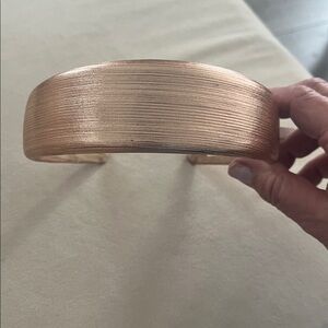 Anthropologie gold Metallic Headband NWT